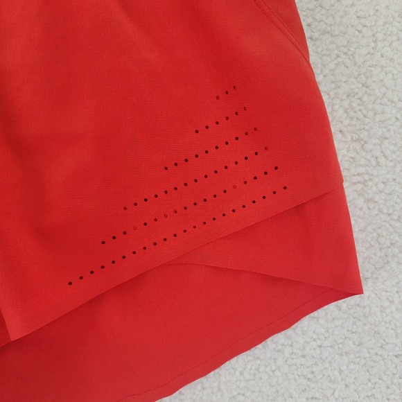 Joy Lab Women Red Athletic Shorts Laser Cut Perforated Layered Size Medium - Picture 2 of 8